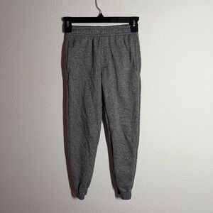 Public‎ Record Sweatpants Big Boys 8 Heather Gray Fleece Lined Athleisure Jogger
